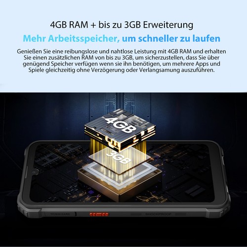 Blackviw BV5300 Outdoor Smartphone Bez umowy 7GB (4 + 3) + 32GB 6580mAh Android 12 - Zdjęcie 13 z 17