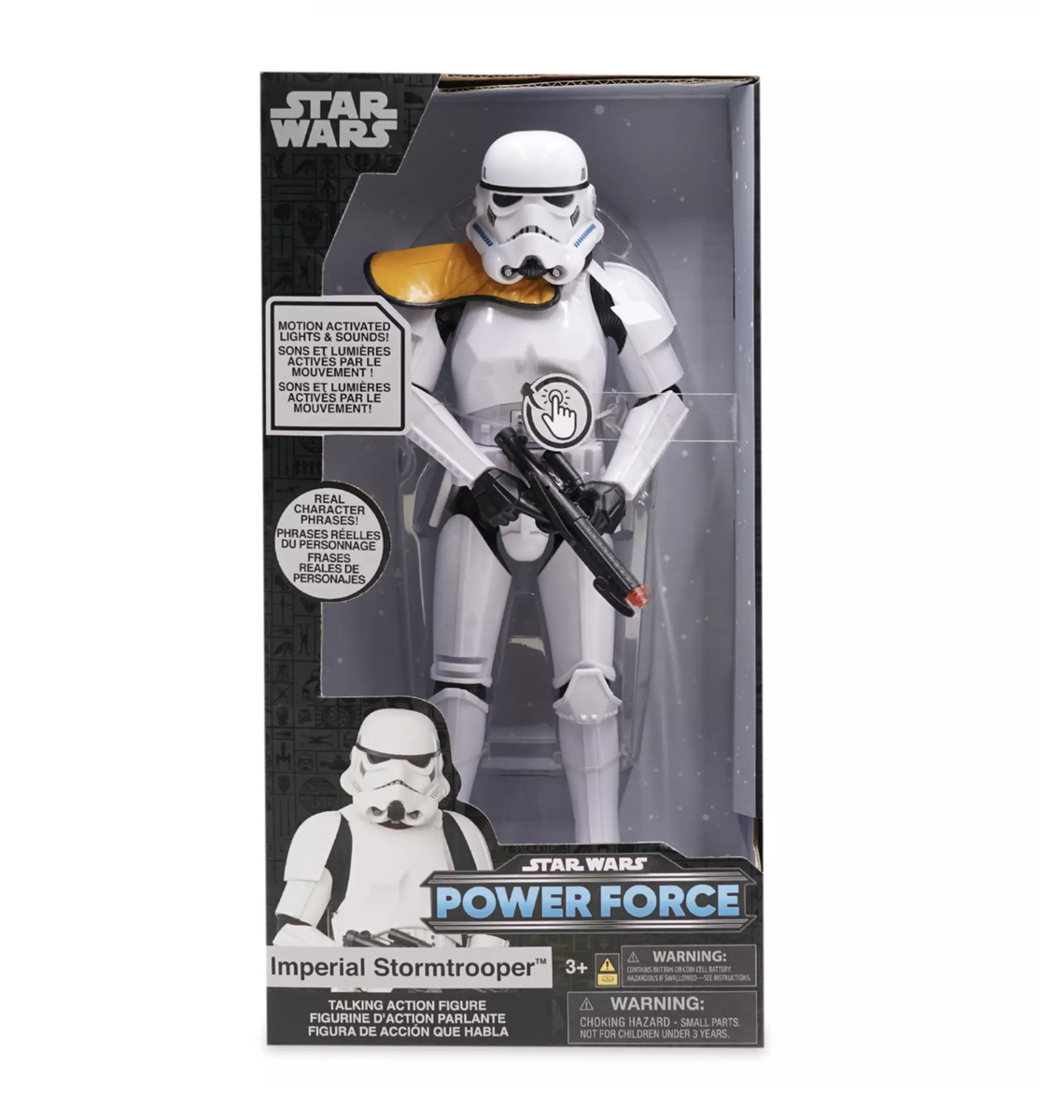 Disney Star Wars Imperial Stormtrooper Talking Action Figure Power