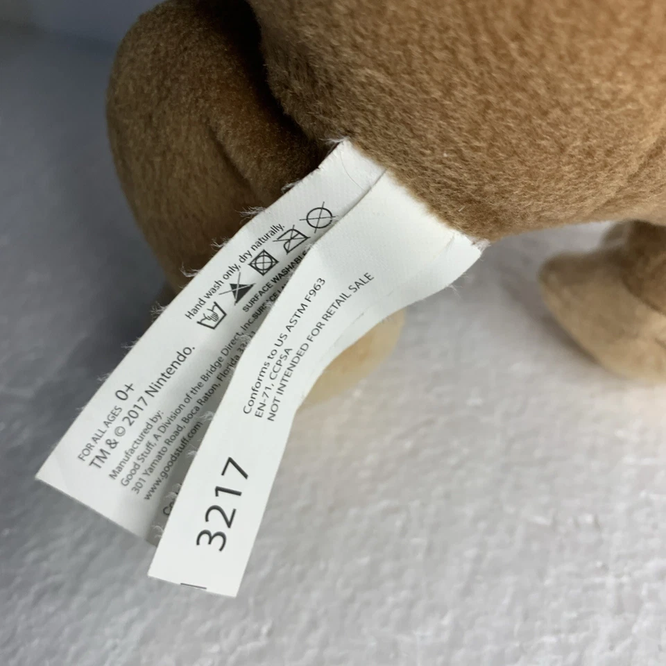 Muñeco de peluche Donkey Kong 10" Super Mario 2017 con licencia oficial Foto 4 de 4