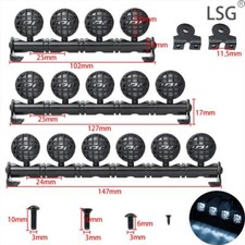 4/5/6 LED Lights Kit Roof Light Bar Lampshade for 1/10 RC TRX4 SCX10 Crawler Car
