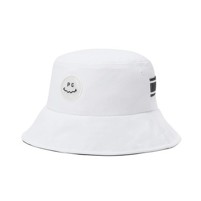 Genuine PEARLY GATES GOLF Womens Smile Lettering Tape Bucket Hat 