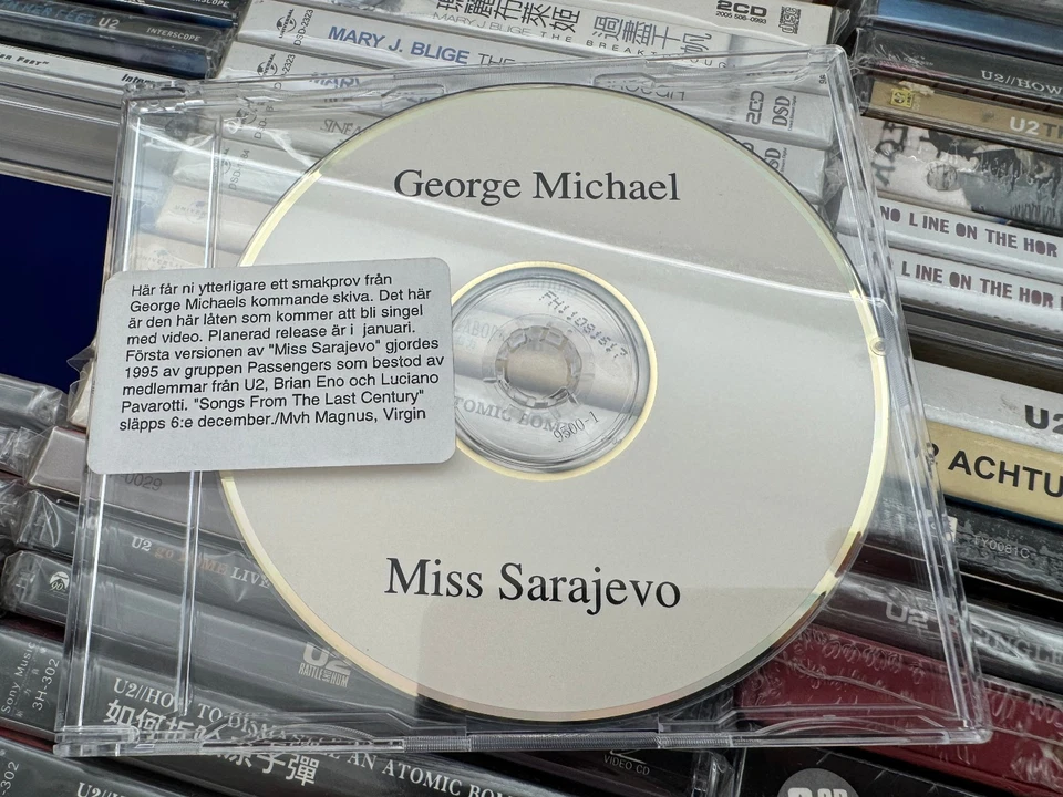 U2 : CD GEORGE MICHAEL  - MISS SARAJEVO - SWEDEN PROMO - Bild 1 von 1