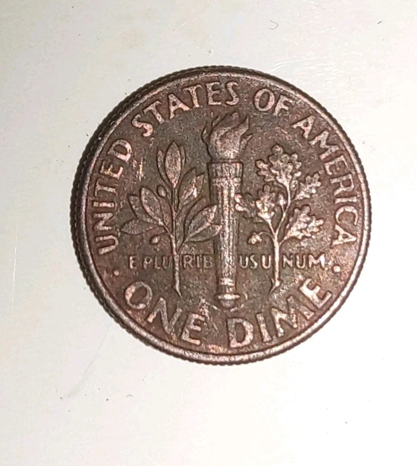 2005-D Roosevelt Dime Both Clad Layers Missing Mint Error 2.218 Gram Copper Core - Image 2 of 4