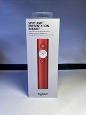 Logitech Spotlight Wireless Presentation Remote Control with USB, Red