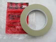 (1) Roll - 3M Scotch 06305 Fine Line Tape 218 3/4" X 60 Yard