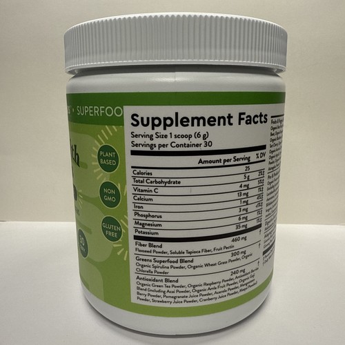 Wellology Labs Gut Health Greens + Superfoods Original. 6.35 Oz. Exp: 11/26 New. - Picture 2 of 6