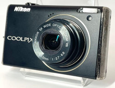 Nikon COOLPIX S640 Black 12.3MP 5x Zoom Compact Digital Camera from Japan
