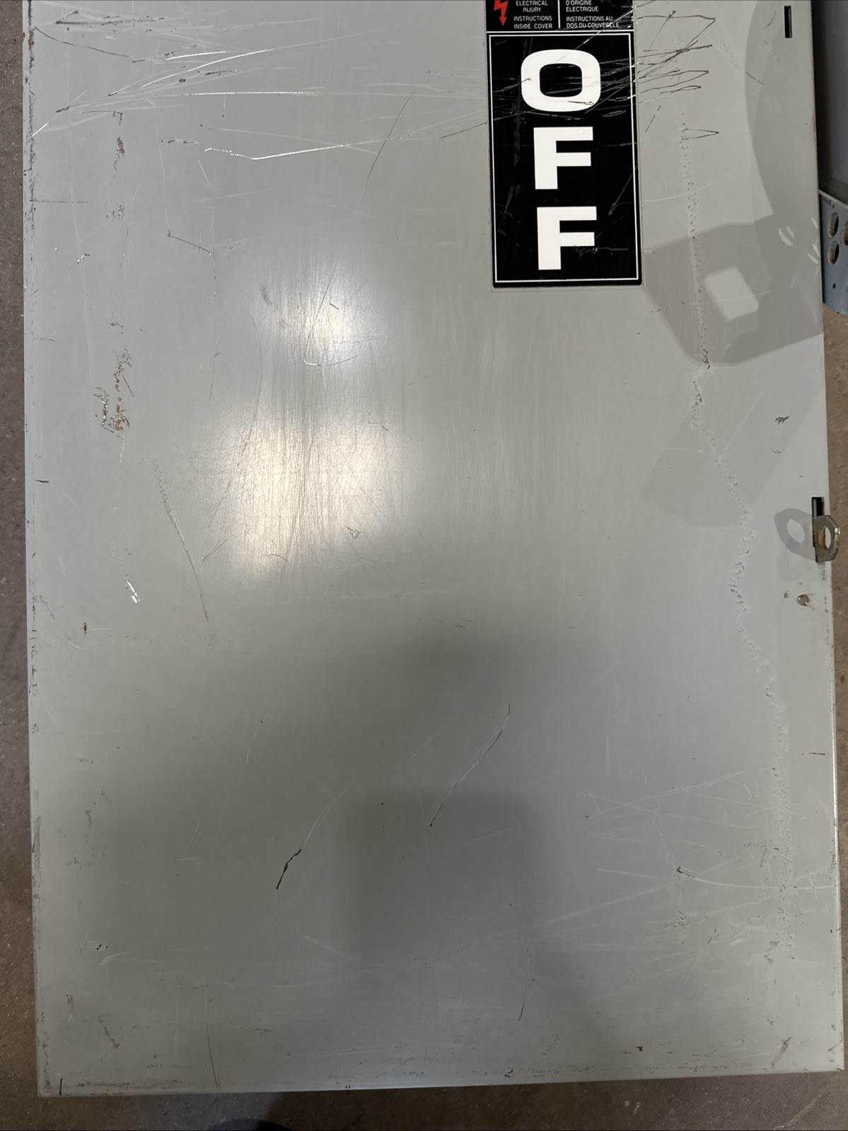 🔴GE THN3364 Heavy Duty Fusible Safety Switch 200A 600VAC/250VDC‼️Scratched