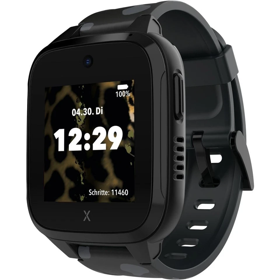 XPLORA XGO3 2. Generation Kinder Smartwatch Schwarz Silikon, Foto 3 von 4