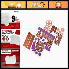 Magnetic Die Sheet Set 9-Pack - Die Organizers, Magnetic Storage Sheets, White