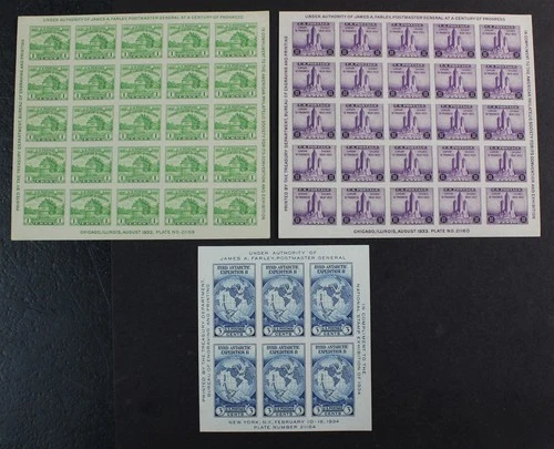 CKStamps: US Stamps Collection Scott#730 731 735 Unused H NGAI