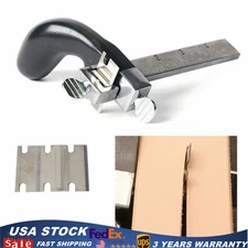 Leather Strap Cutter Splitter Machine Leather Belt Strip Cutting Skiver Tool USA