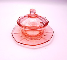 Deckeldose - Marmeladendose - Zuckerdose - Glas - rosalin