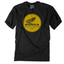 Factory Effex Honda Gold Label T-Shirt - Black - Medium 23-87302