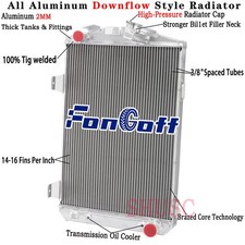 3-row Aluminum Radiator For 1930 Chevrolet Car Chevy V8 Conversion 1930