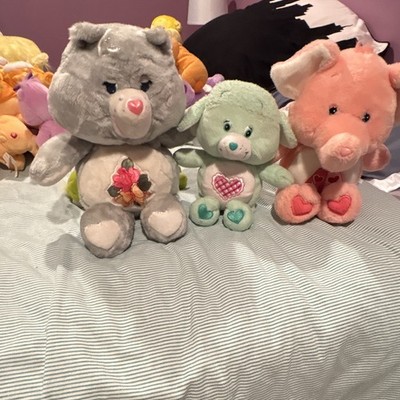 Care Bears Vintage Retired 1980s Plush Lot Bear Dog Pig Small 6-14 in