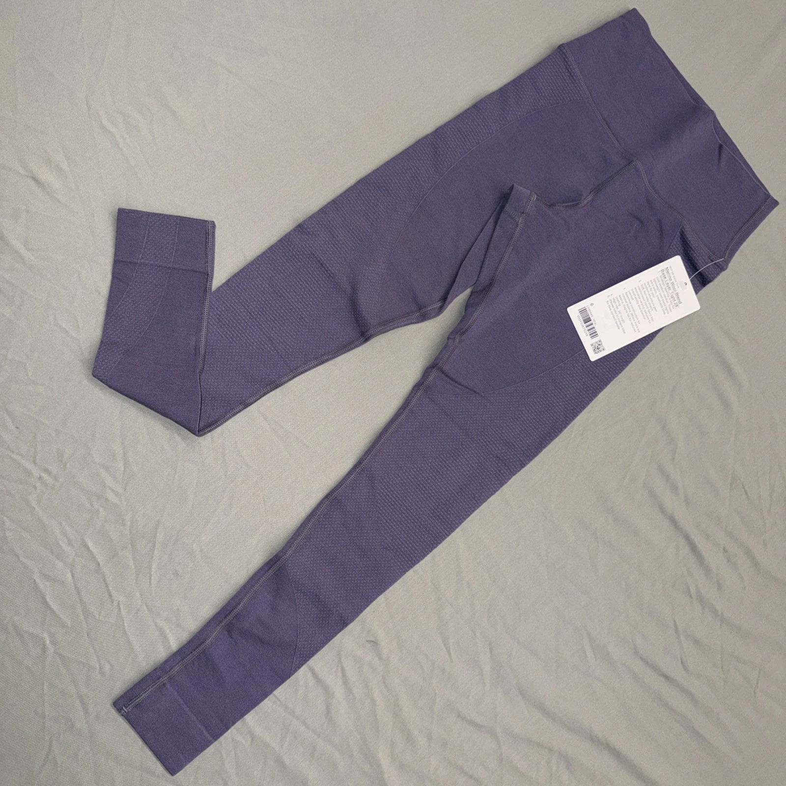 Lululemon Merino Wool Blend Base Layer Tight 28” Size 6 In NFAL