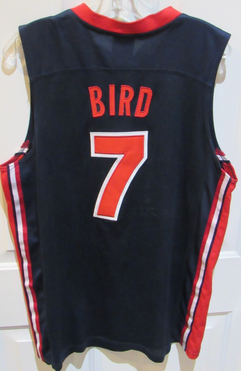 Nike USA Basketball Blue Jersey Larry Bird # 7 Men's Medium Dream
