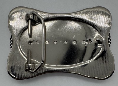 Double Eisenhower SILVER DOLLAR Coins Belt Buckle 1776  display picture 1