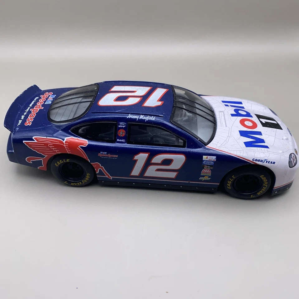 Vtg Jeremy Mayfield #12 Diecast Car 1:24 Racing Champions Mobil 1 Ford NASCAR - Image 4 of 4