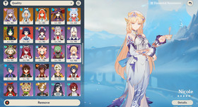 Genshin Impact AR 60 America - Nicole - Furina - Columbina - Mavuika - Raiden