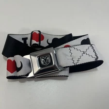 Buckle-Down Dodge Ram Chrysler Adult Seatbelt Style Belt Logo Mustache 42''