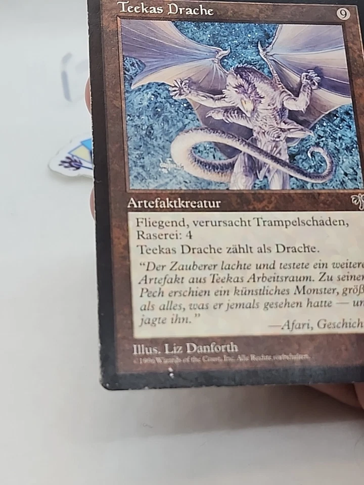 Teeka's Dragon MTG German Mirage Drache FBB Rare Legend *CCGHouse* - Image 4 of 4