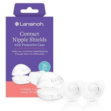 Lansinoh Contact Nipple Shield with Case 16mm 2ct