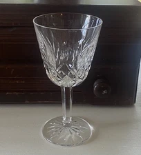 WATERFORD LISMORE CLARET WINE GLASS, Cut Lead Crystal, 5 7/8", 6 oz, IRELAND