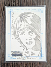Xena Warrior Princess Gabrielle Sketch Card Cris Bolson Original Art 1/1 Rittenh