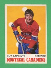 Guy Lapointe 1970-71 O-Pee-Chee Rookie Card #177. rookie card picture