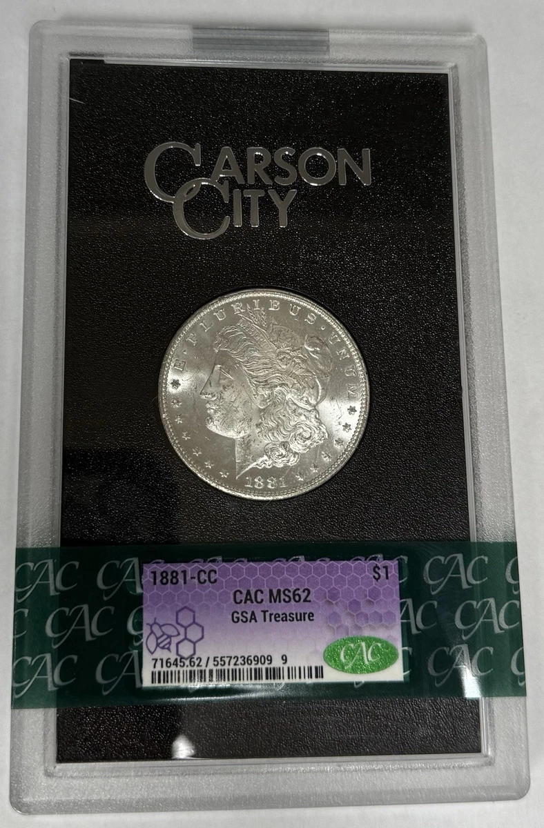 Carson City Grade MS 62 1881 Year Morgan US Dollars (1878-1921