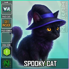 World Zero WZ - PET with PERFECT PERKS - SPOOKY CAT