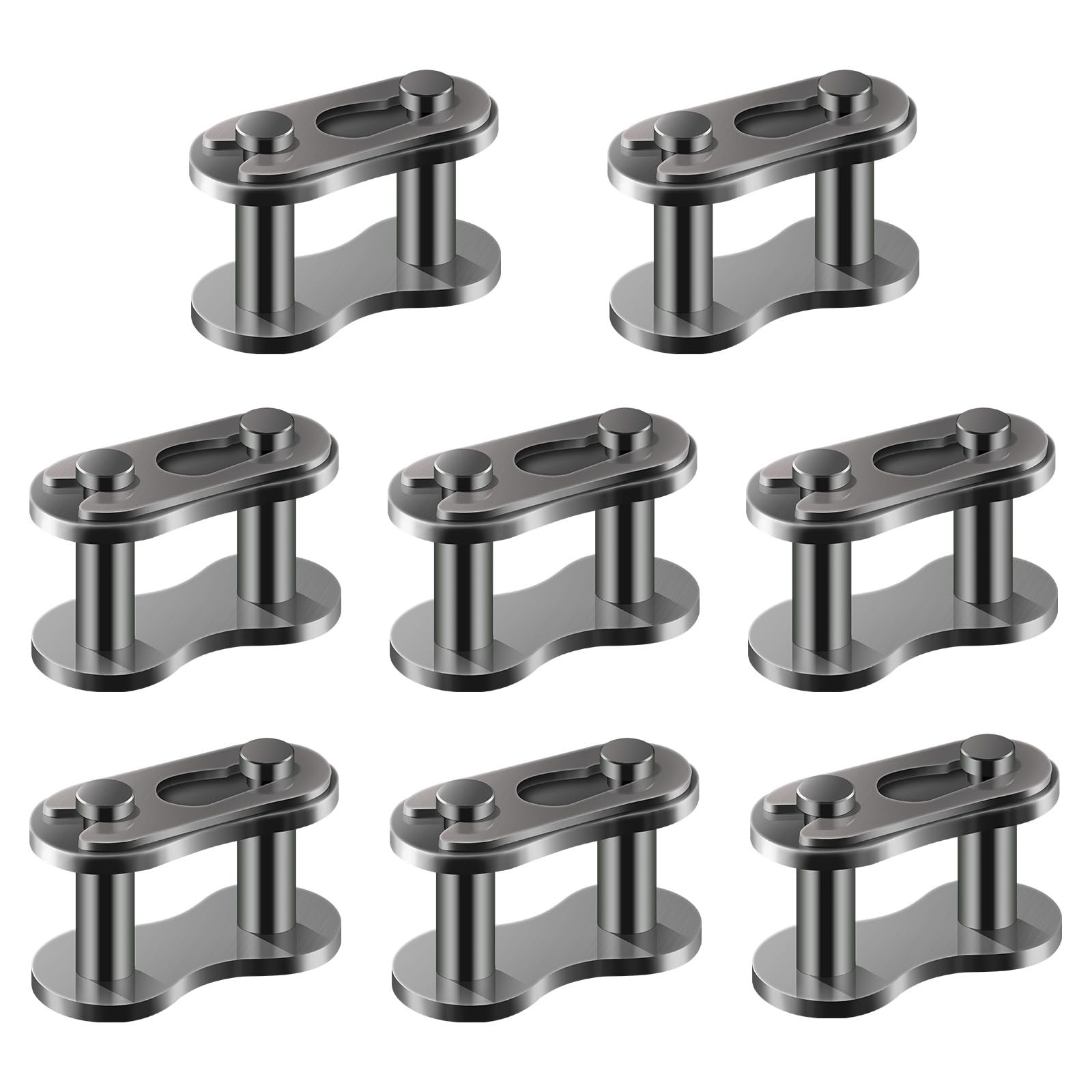 Maillon chaîne VTT #520 robuste, lot de 8 maillons principaux pour réparation rapide