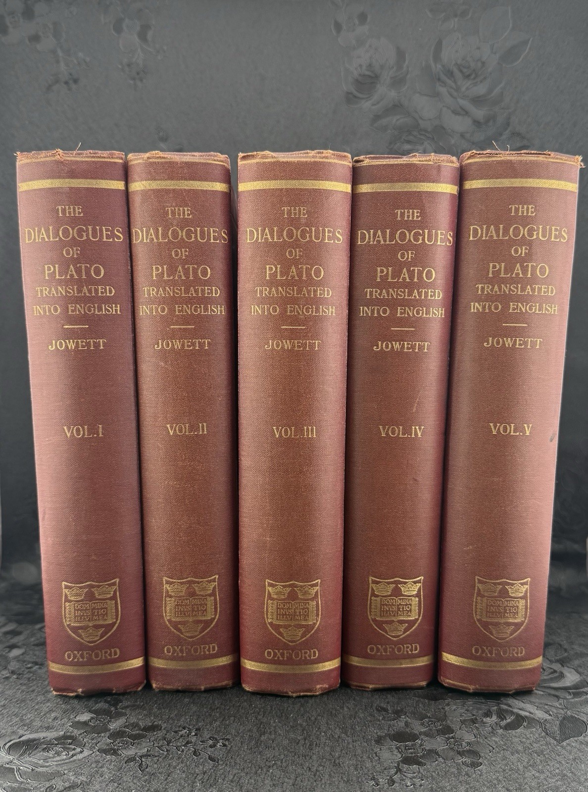 The Dialogues of Plato - B. Jowett (1924) Oxford University Press 5 Volume Set