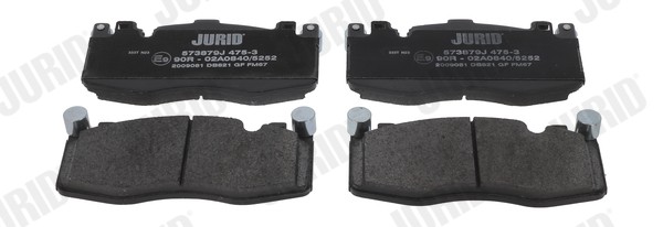 Front JURID 573879J Brake Pad Set, disc brake for BMW