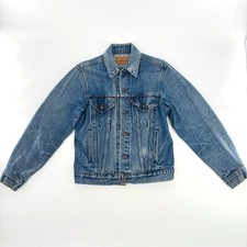 Vintage Levis Type 3 Jean Jacket Denim Trucker 80  s USA Size 38 VTG 70506-0214