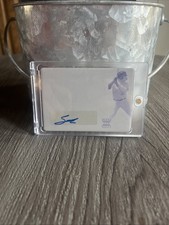 2022 Leaf Trinity Sal Stewart #PA-SS1 1/1 Auto Printing Plate Cincinnati Reds
