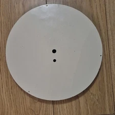 Antique Dial Clock Dial Face 12" Thick  Metal Flat T3