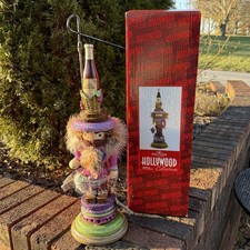 Kurt Adler Hollywood Collections Wine King Nutcracker 17.5  Holly Adler NWTs