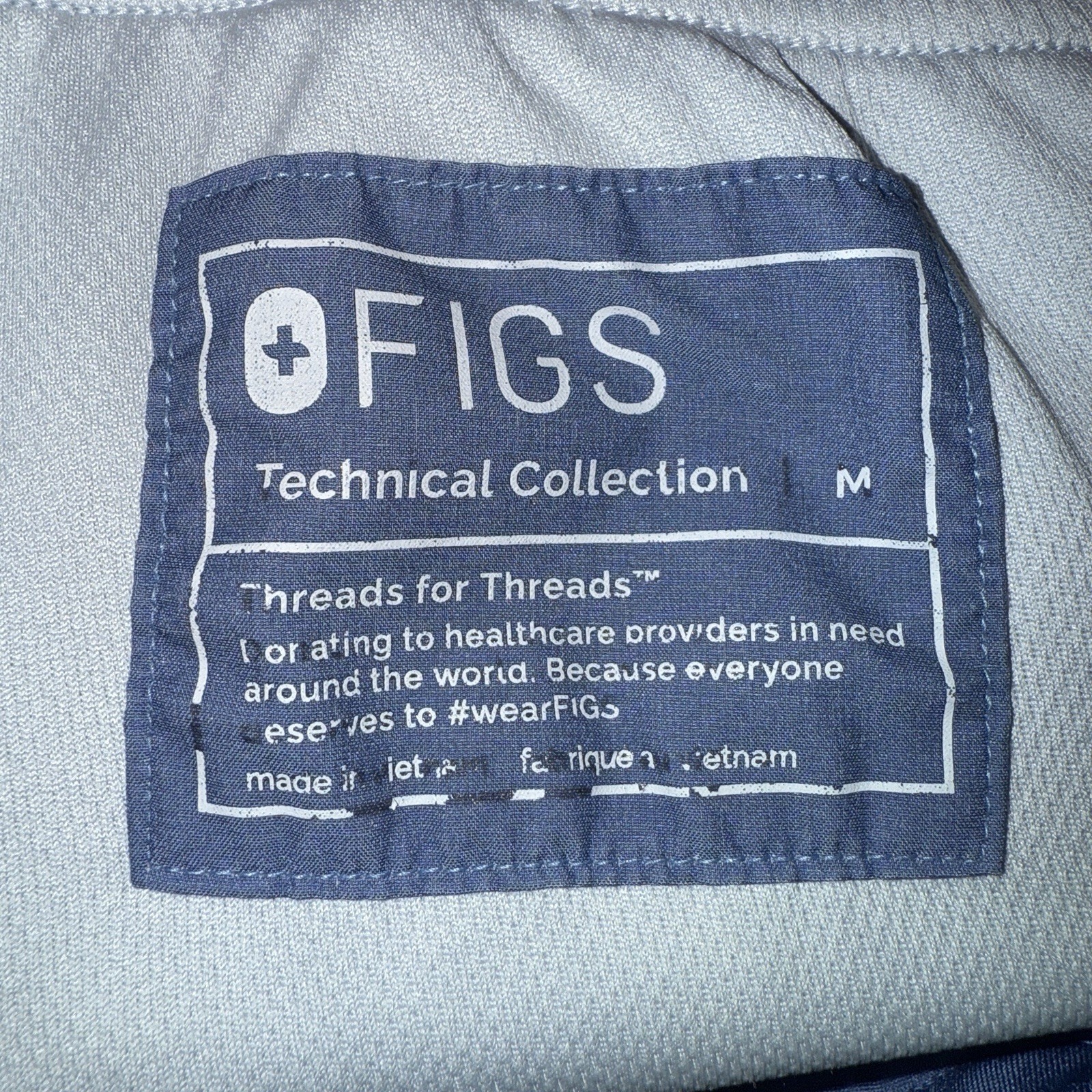 Figs Technical Collection Blue Gradient Lined Wom… - image 4