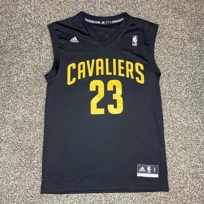 Adidas LeBron James Cleveland Cavaliers Jersey Black Small Mens Basketball 1 - Image 1 of 4