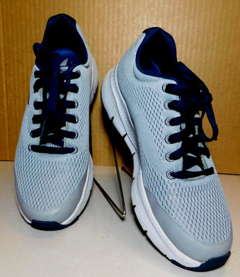 Skechers~Arch Fit Men's Size US 7 Grey & Navy Blue Made In Vietnam SN 232040