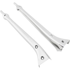 1928-29 Polished Stainless Steel Chopped Windshield Posts
