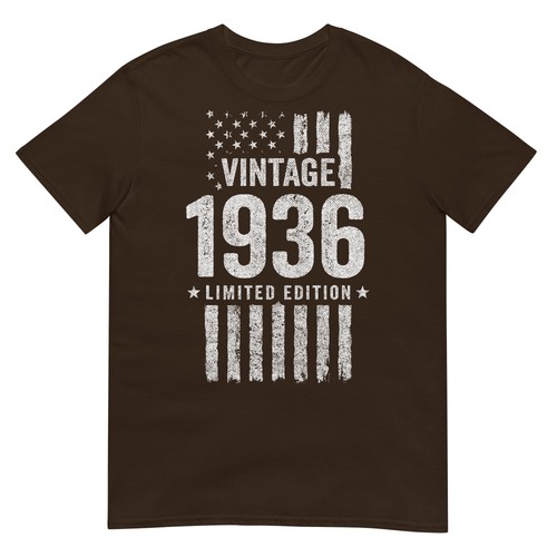 1936 Birthday - Born in 1936 - Limited Edition Vintage 1936 T-Shirt - Picture 4 of 13