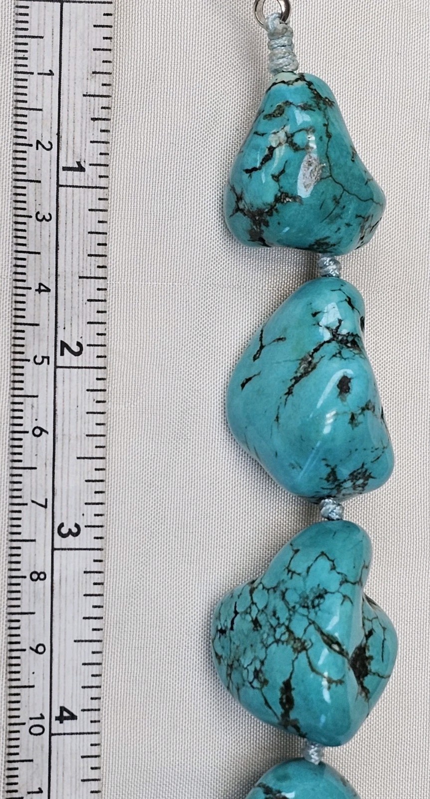 Beautiful Turquoise Statement Piece Necklace - image 14