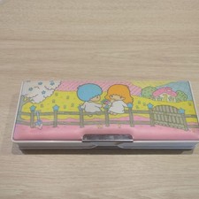 1976 Little Twin Stars Double Sided Pencil Case Kiki Lala Sanrio