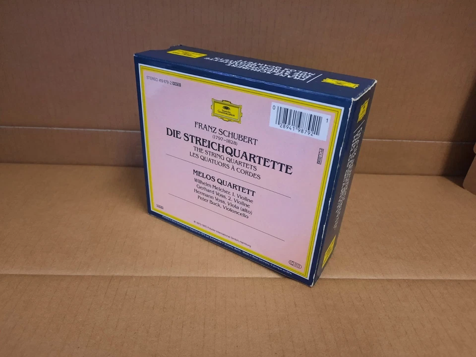 Schubert Melos Quartett Stuttgart Streichquartette Deutsche Grammophon 419 879-2 - Bild 4 von 4