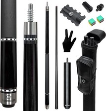 58inch Carbon Fiber Pool Cue Stick W/ Leather...