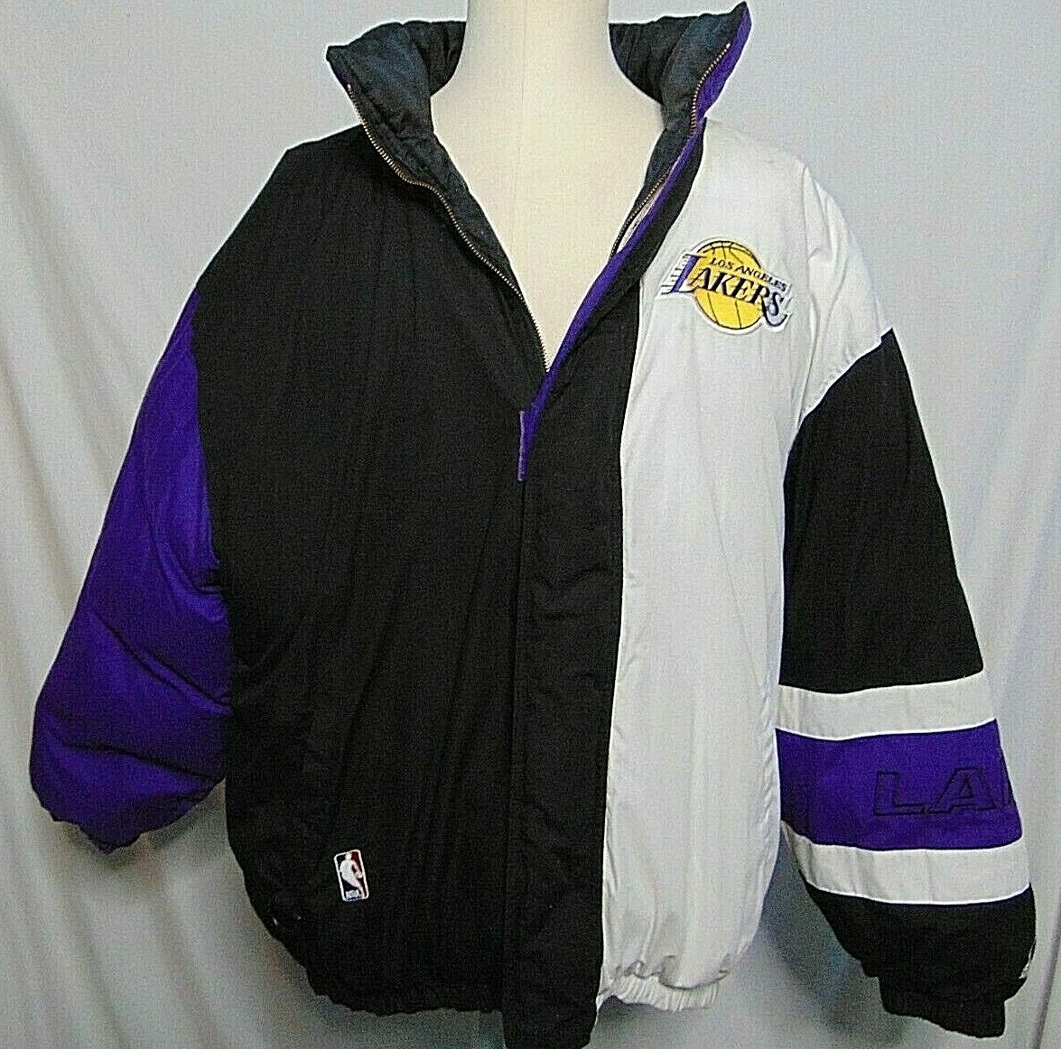 Vintage Lakers Sweater Jacket, Men's Fashion, Coats, Jackets and